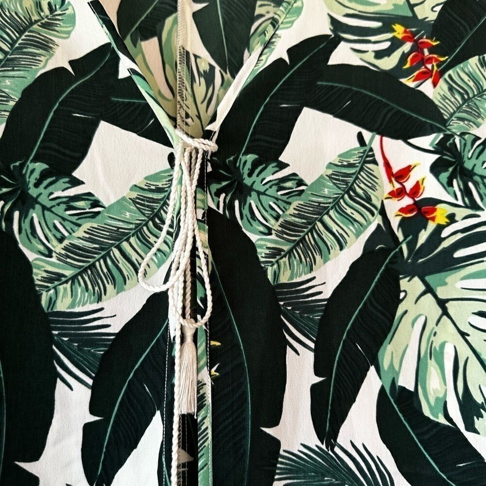 Rachel Zoe Palm Print Duster Dress - Picture 6 of 8